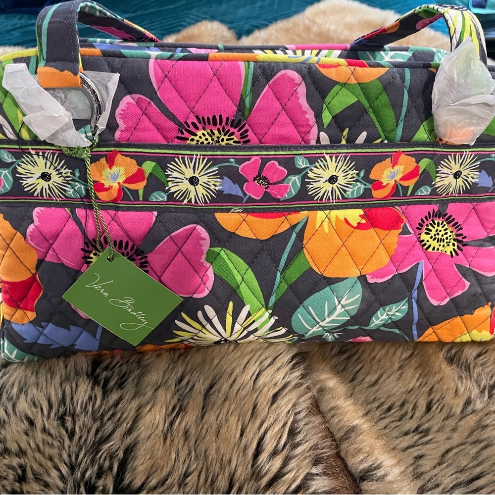 VERA BRADLEY Whitney Jazzy Blooms Purse MSRP $78.00 NWT